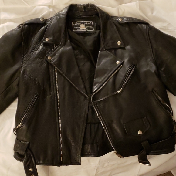 jarvis bond leather jacket